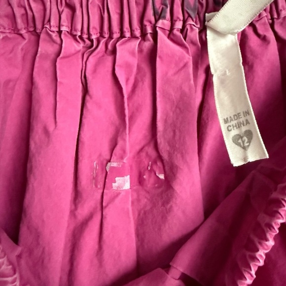 Junee Jr Vibrant Pink Knee Length Skirt with Tie Waist Detail Girls 12 - Picture 6 of 9